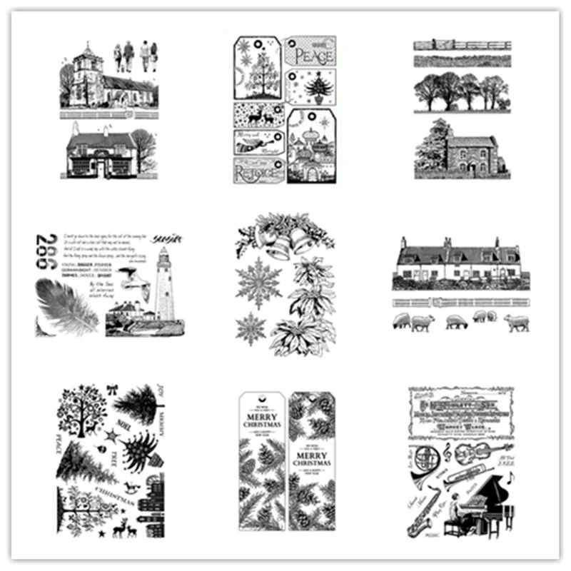 Candle Making Newcastle - 10*14cm DIY New Clear Stamps For