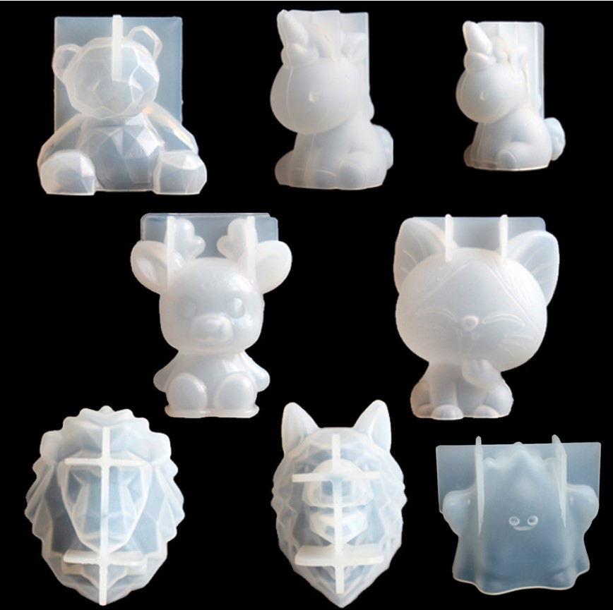 Candle Making Factory - Transparent Unicorn Silicone Epoxy Resin Molds