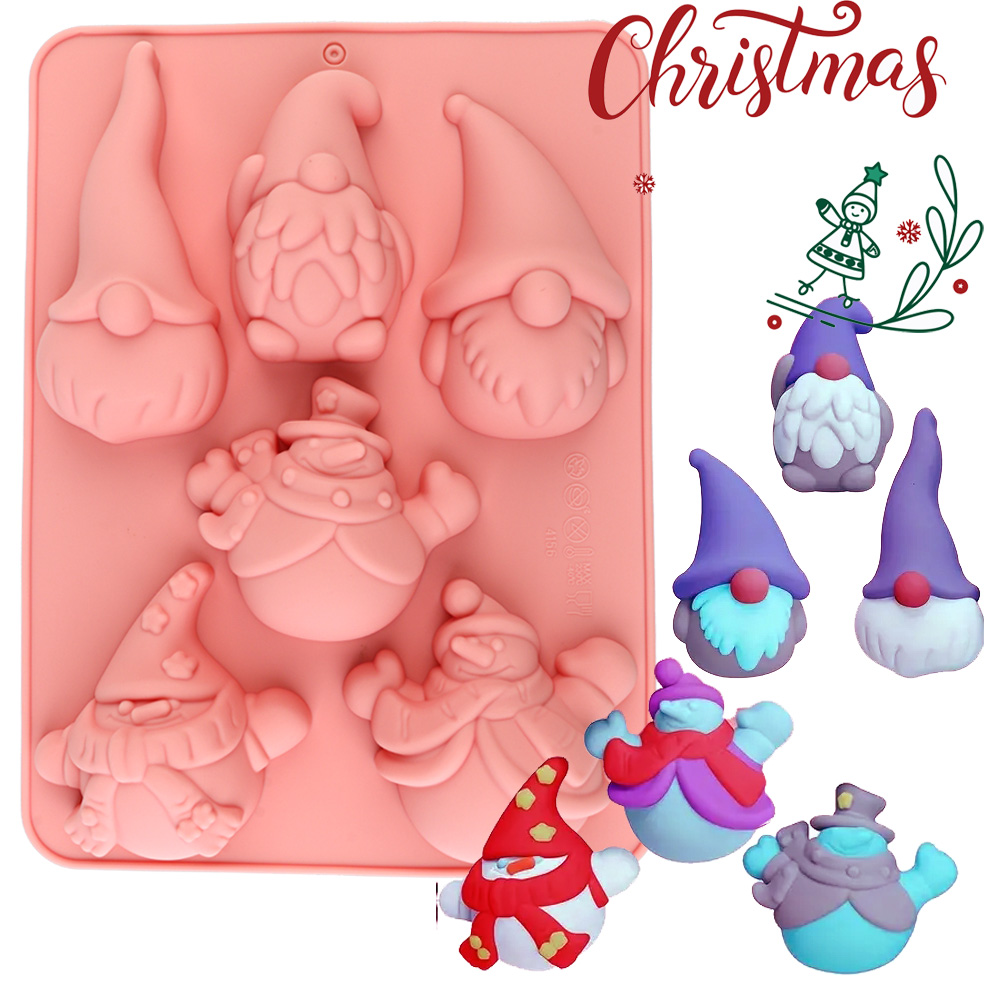 6-Cavity Christmas Gnome Cake  - Candle Making Factory 评论和价格
