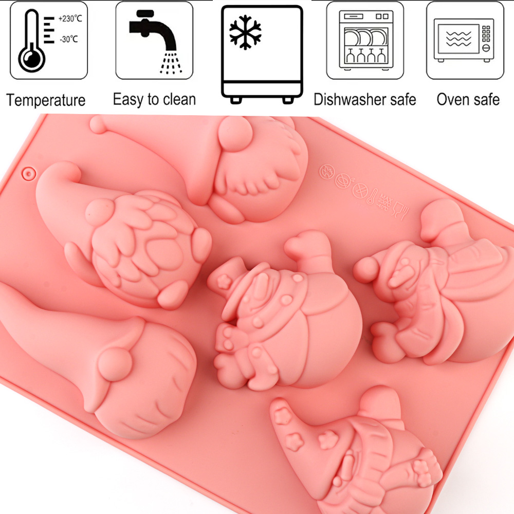 6-Cavity Christmas Gnome Cake  - Candle Making Factory 评论和价格