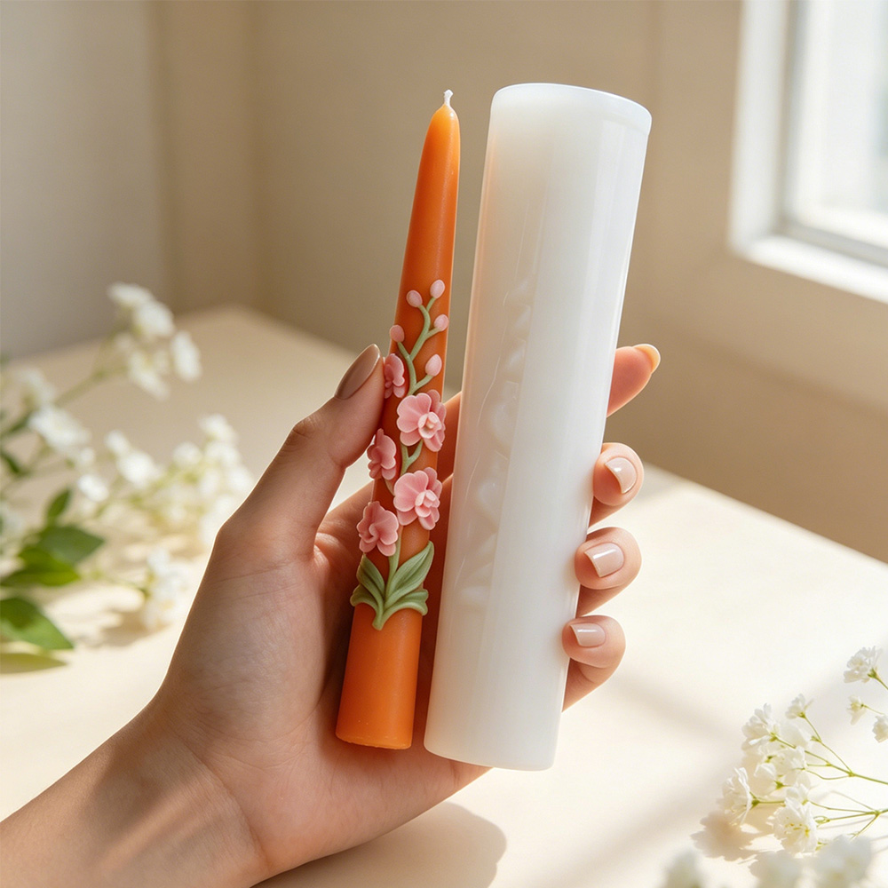 Long Pole Flower Taper Candle  - Candle Making Course 评论和价格