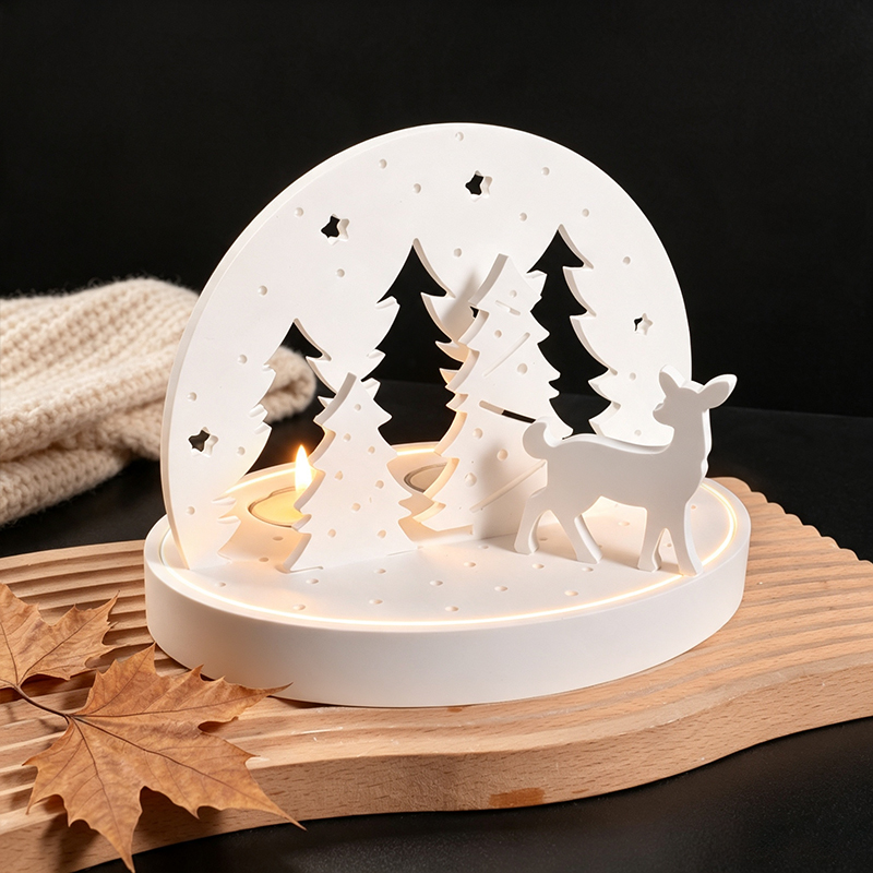 Christmas Elk Tealight Candle  - Candle Making Kits 评论和价格
