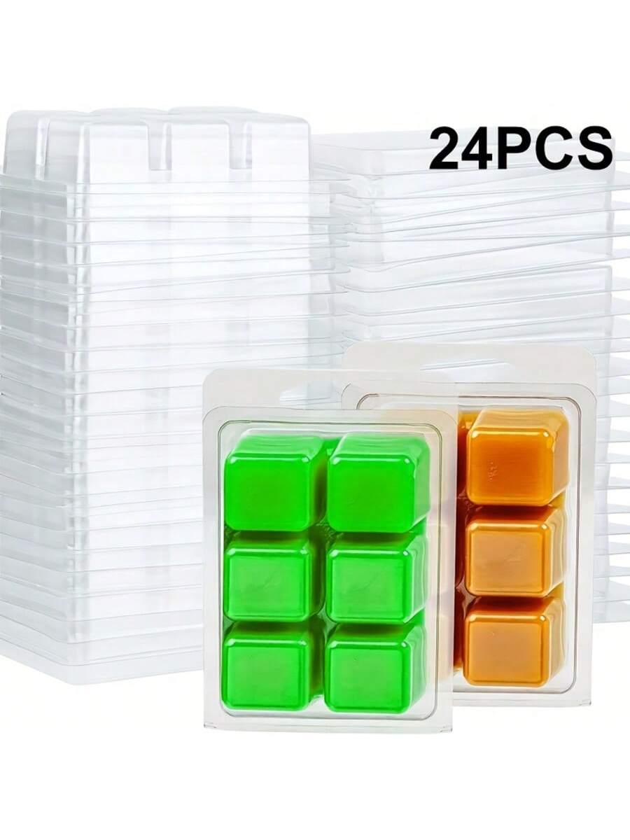 12/24 Pieces Rectangular 6-Hol - Candle Making Tips 评论和价格