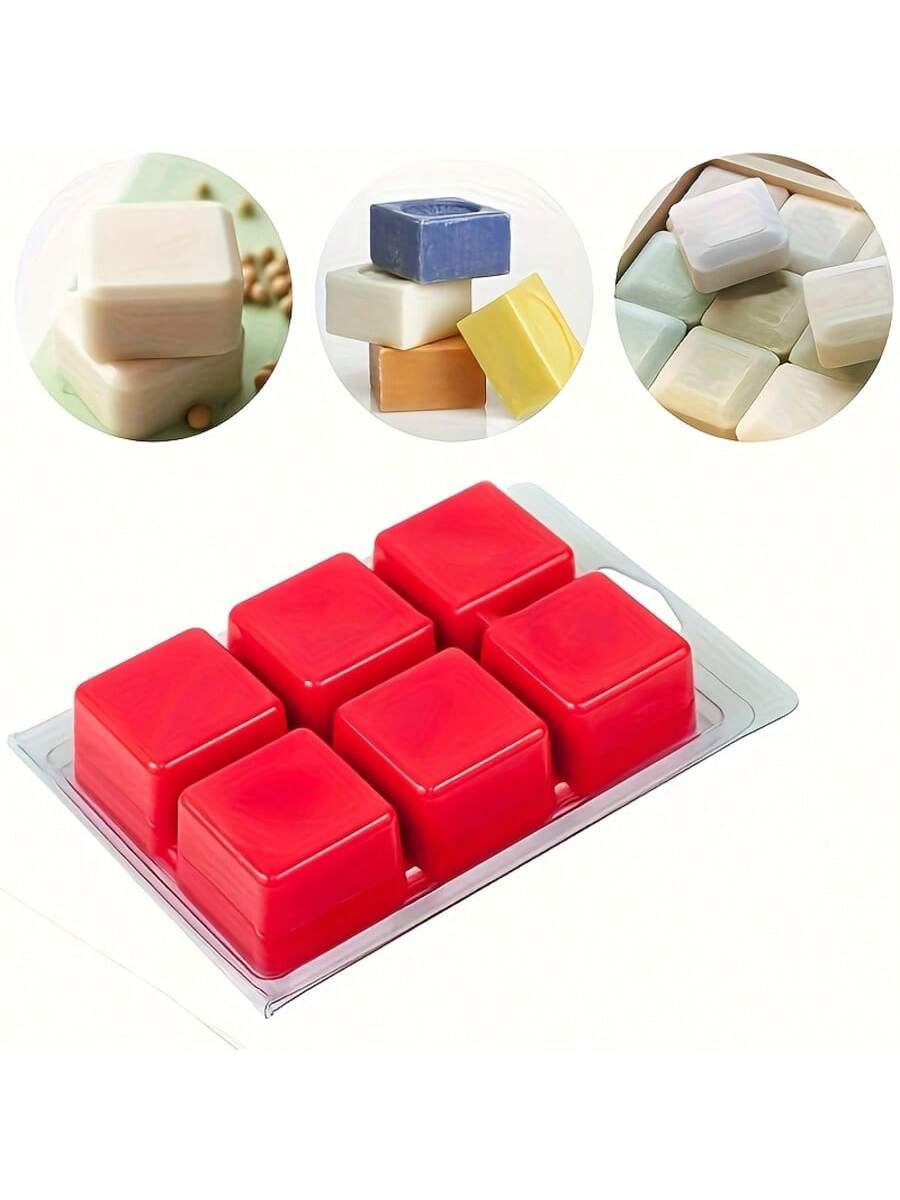 12/24 Pieces Rectangular 6-Hol - Candle Making Tips 评论和价格