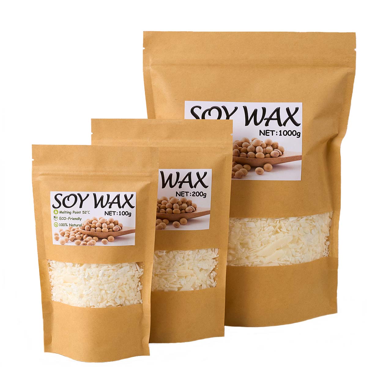1 Pounds Pure White Soy Wax Fo - Candle Making Kits 评论和价格