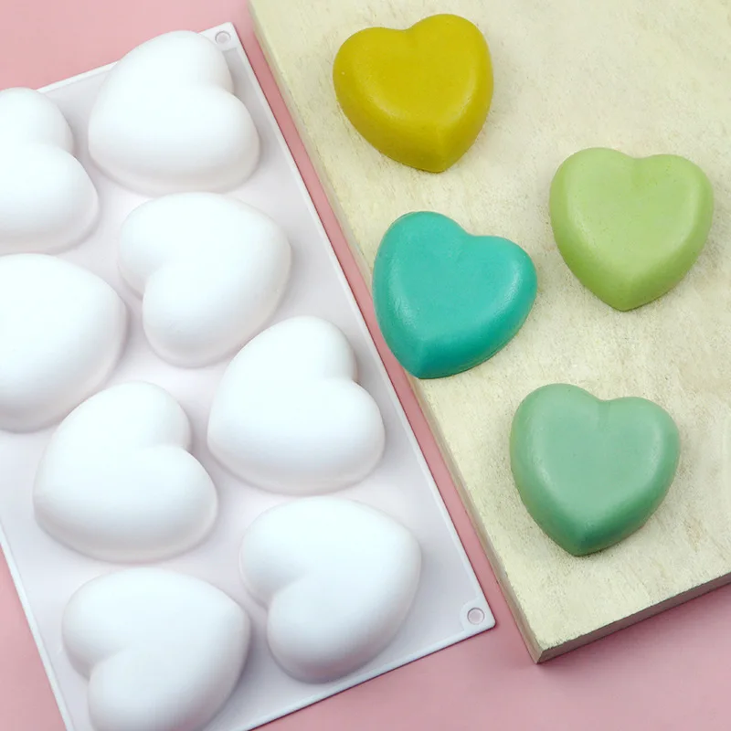 Love Heart Silicone Soap Mold  - Candle Making Course 评论和价格