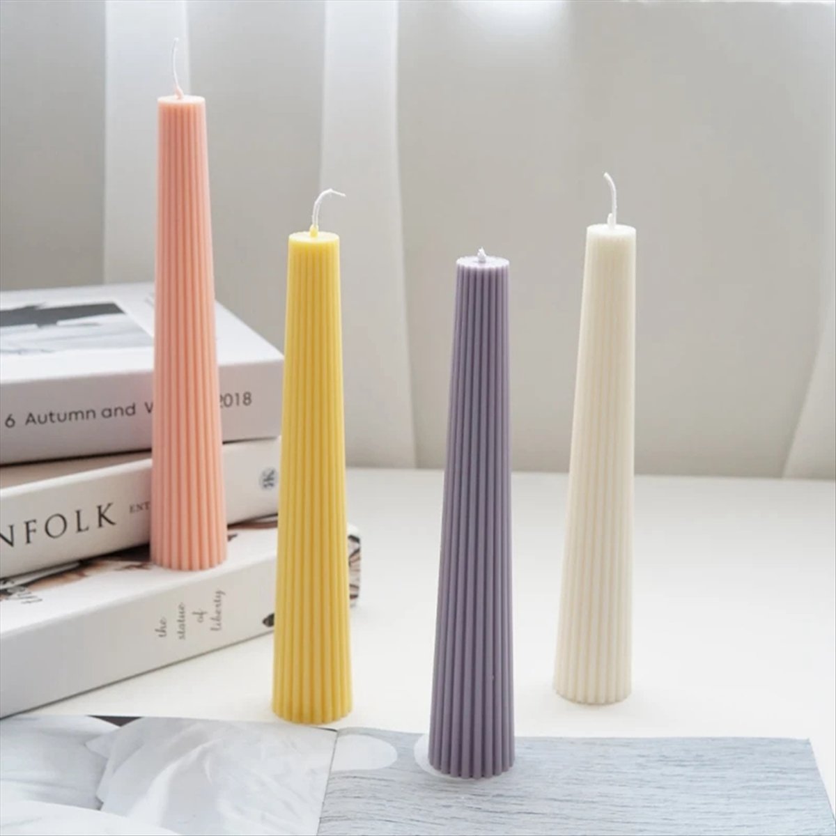 *ABAB Striped Long Pole Column - Candle Making Kits 评论和价格
