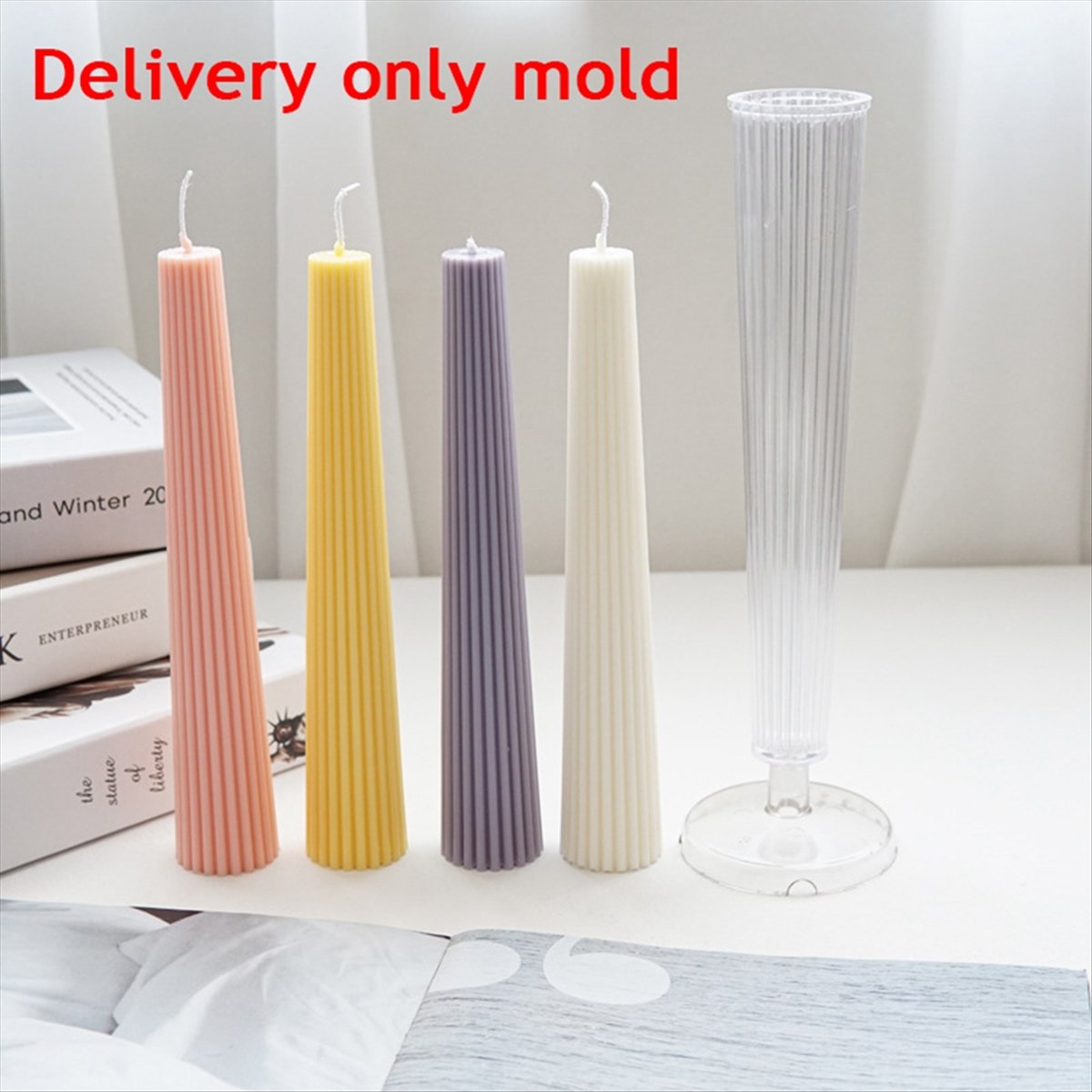 *ABAB Striped Long Pole Column - Candle Making Kits 评论和价格