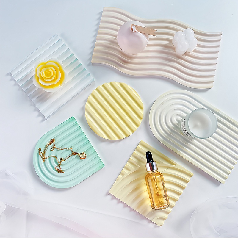 DIY Striped Wave Tray Mold For - Candle Making Factory 评论和价格