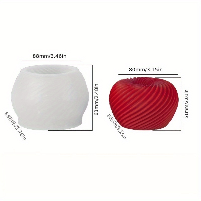A trendy red apple silicone mo - Candle Making Factory 评论和价格