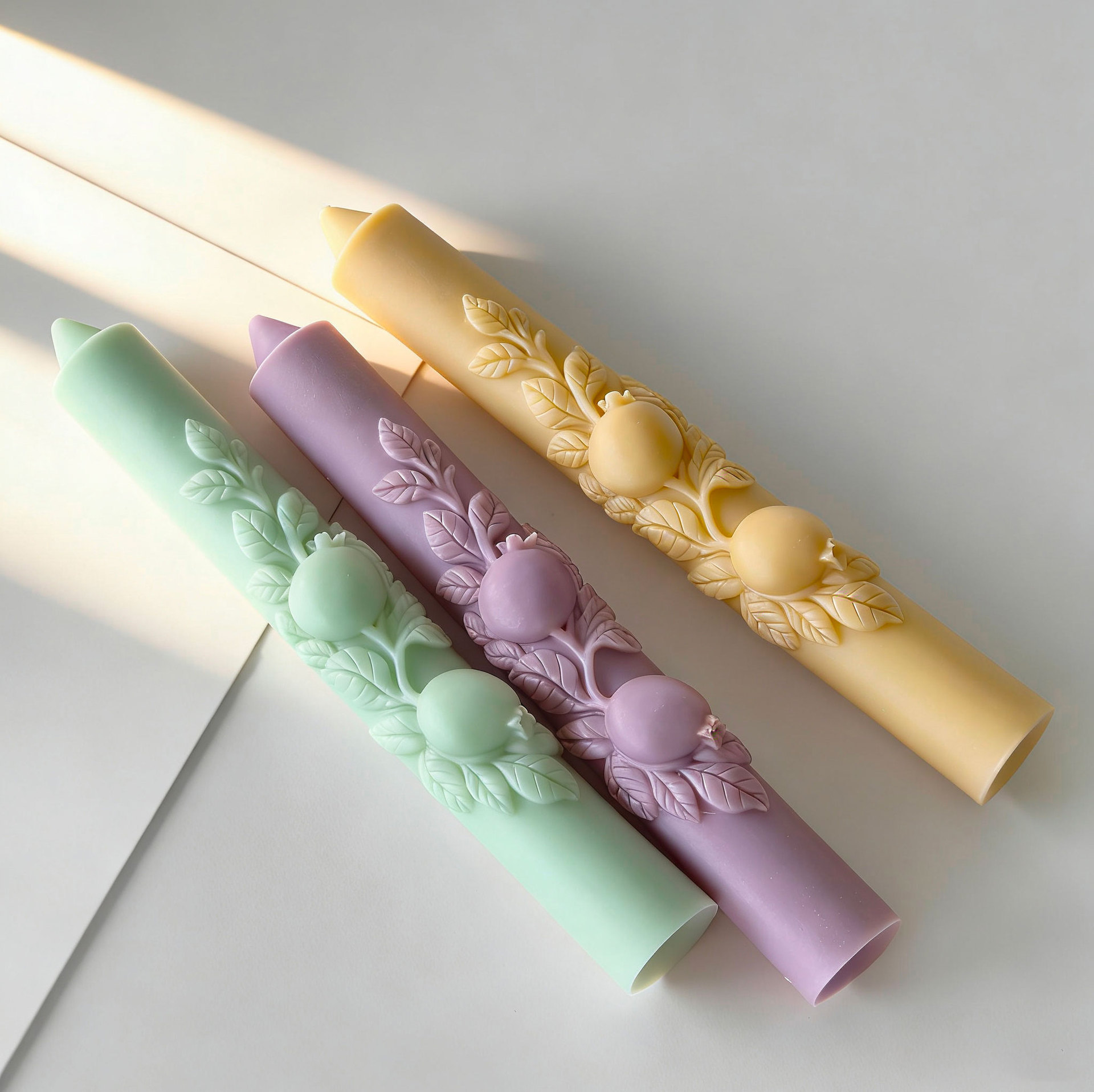 DIY Pomegranate Relief Long Ro - Candle Making Course 评论和价格