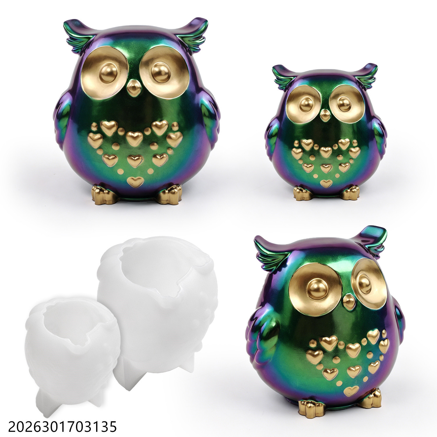 Owl Silicone Mold 3D Bird Shap - Candle Making Factory 评论和价格