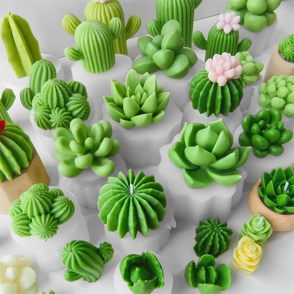 6pcs Succulent Silicone Candle - Candle Making Course 评论和价格